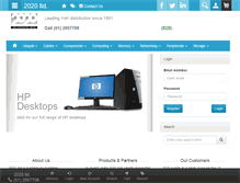 Tablet Screenshot of 2020.ie